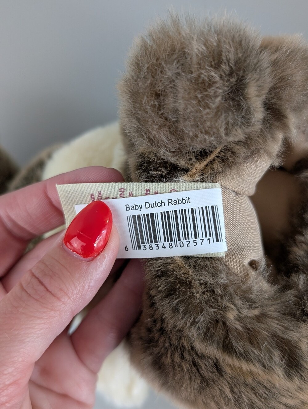 Folkmanis Baby Dutch Rabbit Hand Puppet - Picture 11 of 15